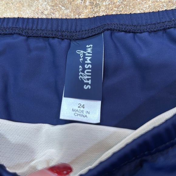 Swimsuits for all swim skirt. Has tummy control panty built in. Navy.Super cute! - Picture 4 of 5